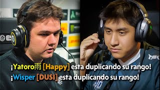 Wisper y Yatoro se vuelven a encontrar después de ESL ONE BIRMINGHAM y APUESTAN mas de 100 de MMR