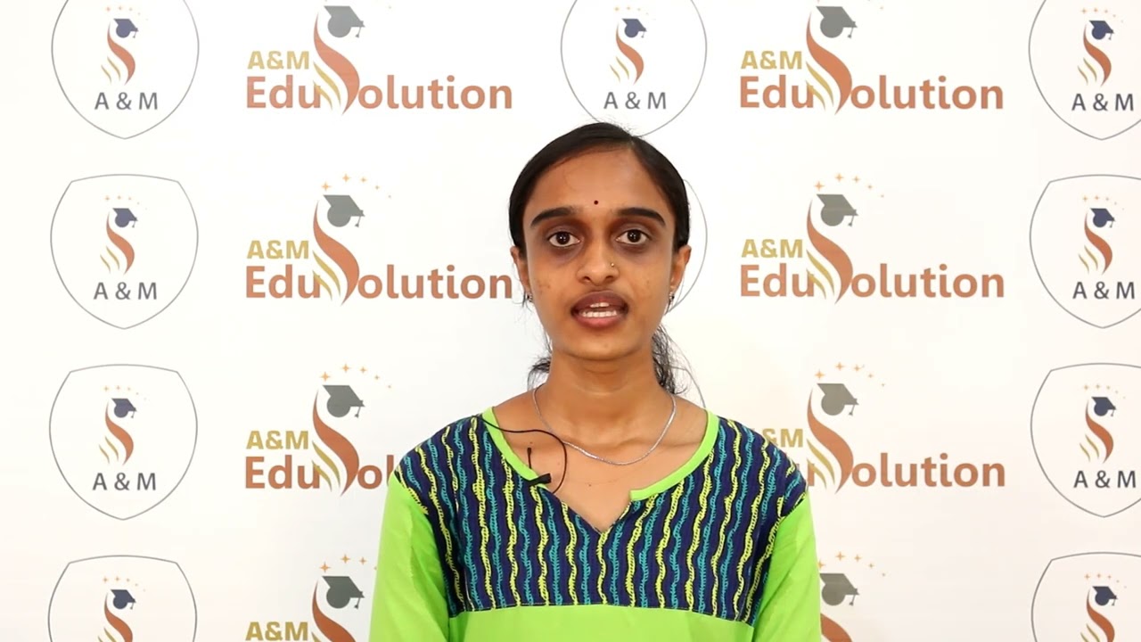 Graphic Design Course | A and M Education | Madhura Sharing Experience on Training & Placement