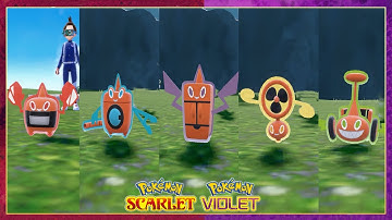 Pokemon Scarlet & Violet All How To Change Rotom Forms
