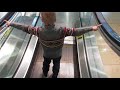 LEARNING TO USE THE ESCALATOR PART 2!!