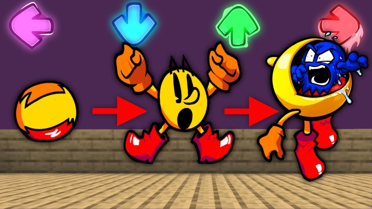 PAC-MAN | FNF Character Test | Gameplay VS My Playground