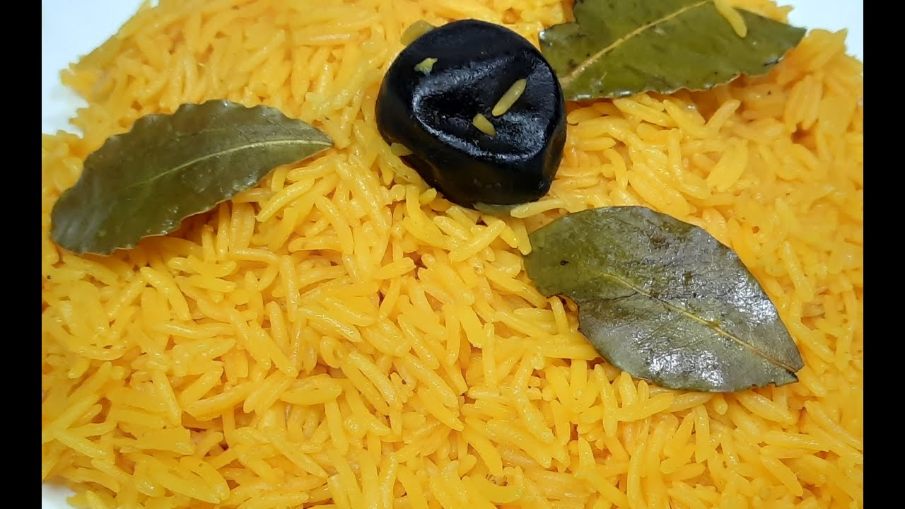 طريقه عمل الأرز البسمتى الأصفر