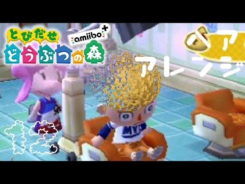 ガチ森 とびだせどうぶつの森 Amiibo ヘアアレンジ 12 Youtube