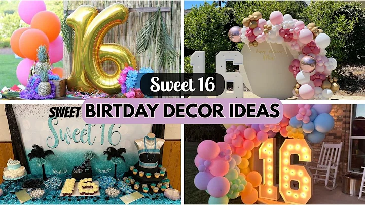 131+ Memorable 16 Birthday Party Ideas at Home Featuring Sweet Themes & Party Decorations