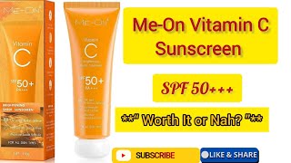 Download lagu Me-On Vitamin c Sunscreen SPF 50 Review/buy or not 🤔 Sunscreen for summer/