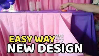 Table Skirting Tutorial for Beginners | Basic Design