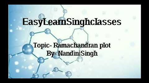 Detail Explanation of Ramachandran Plot | By Nandini Singh | For CSIR Net, DBT Jrf and Others