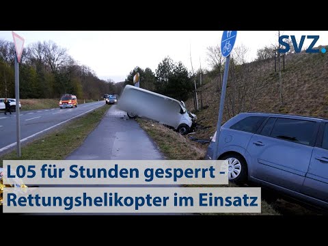 Schwerer Unfall bei Brahlstorf - Mehrere verletzte Personen