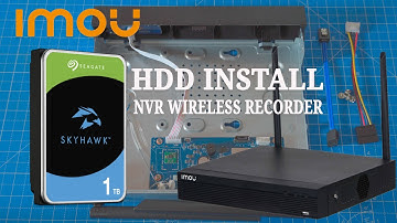 IMOU Wireless Recorder Hard Disk Drive Installation 1104HS-W-S2 | Part 2