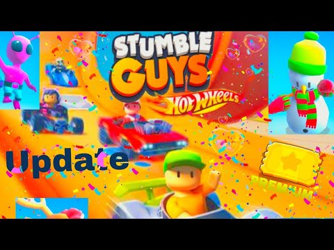 Update Map Baru Hot Wheels & Unboxing Stumble Pass Premium Natal | Stumble Guys