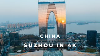 Suzhou, China in 4k 🇨🇳| Impressive Suzhou skyline day &amp; night by drone in Ultra HD