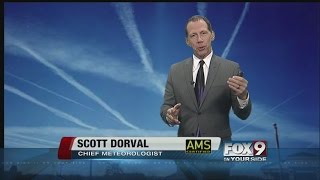 What are contrails and how do they form?