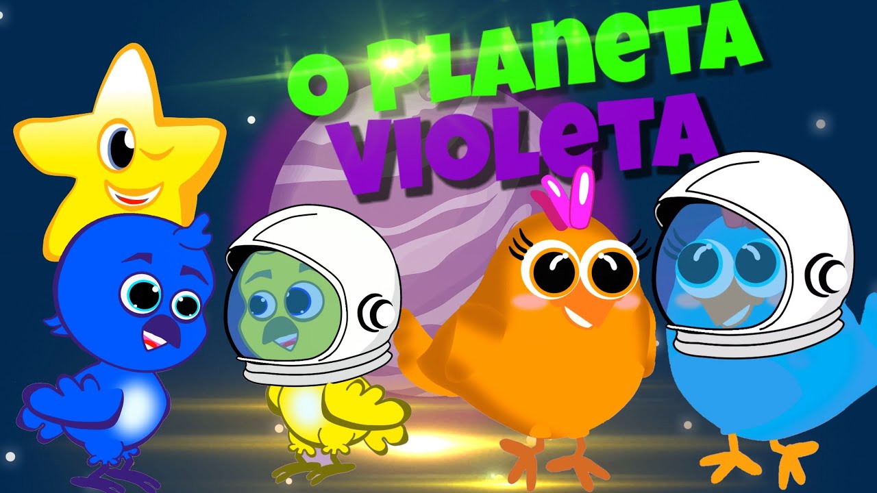 Pintinho Amarelinho - O Passeio de Foguete - Em português