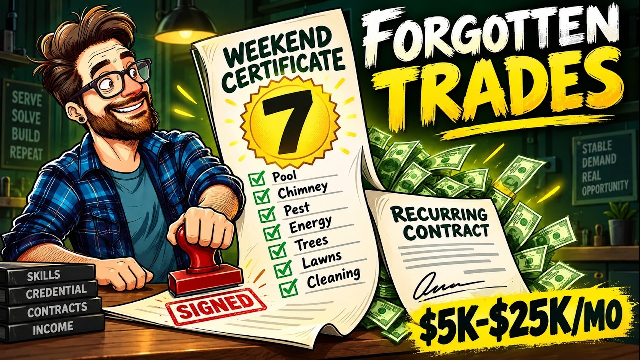 7 Boring Trades Where a Weekend Course Pays Full-Time Income
