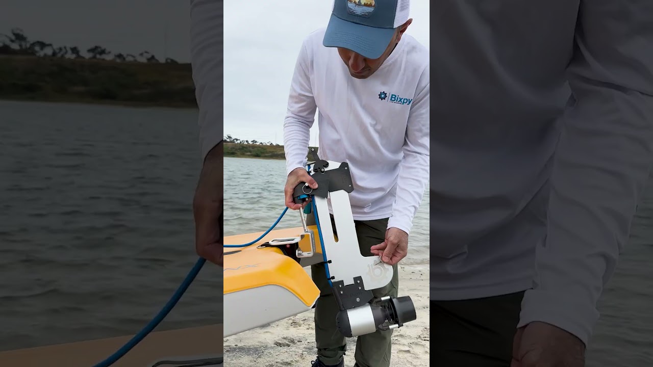 The Only Rudder Designed to Hold a Motor