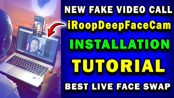 iRoopDeepFaceCam Deepfake Video Call Tutorial no GPU!! Best Live Face Swap in Video Call!!! 