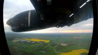 Air Alsie ATR-72 Landing at Lübeck Airport