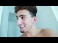 CRYING IN THE SHOWER FULLY CLOTHED PRANK ON BOYFRIEND!! *CUTEST REACTION*