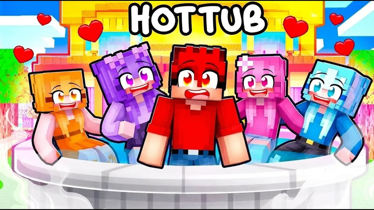 One Boy TRAPPED in GIRLS ONLY HOT TUB