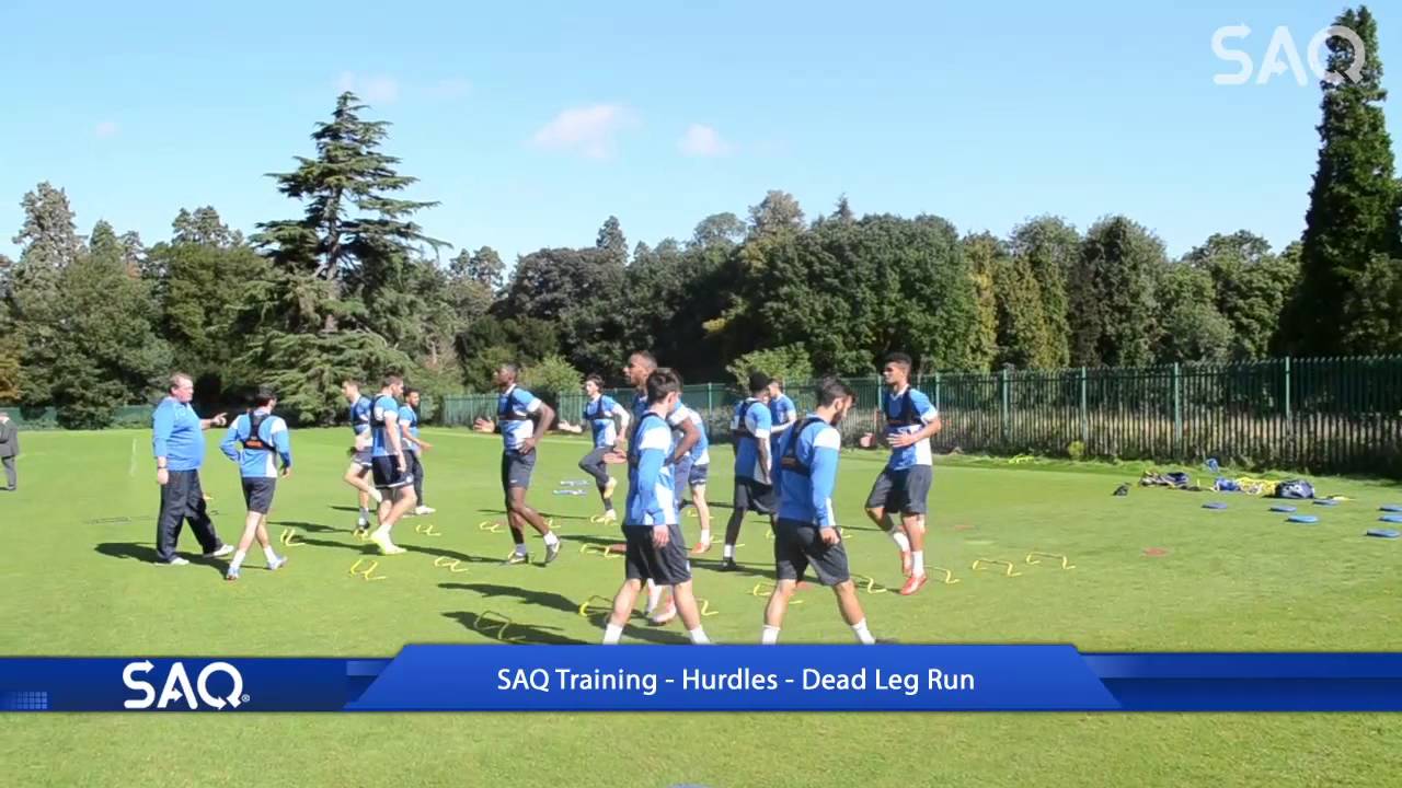 SAQ Training with Peterborough United F.C. Dead Leg Run YouTube