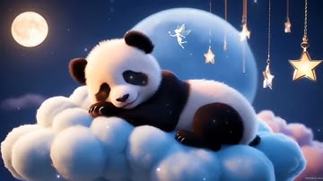 1 Hour of Relaxing Panda Sleep Music | Soothing Lullaby with Piano for Babies 🌙🐼💤