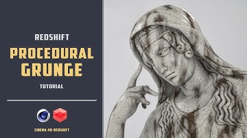 Procedural grunge shader in redshift [CINEMA 4D TUTORIAL]