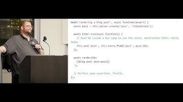 Robert Jackson on Testing Ember Apps the Modern Way - Ember NYC, April 2018