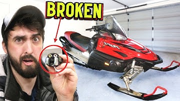 Fixing the Yamaha RX-1 Snowmobile!! (Yamaha Problems)