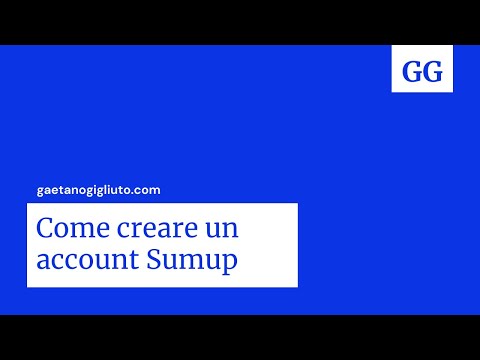 Come creare un account Sumup