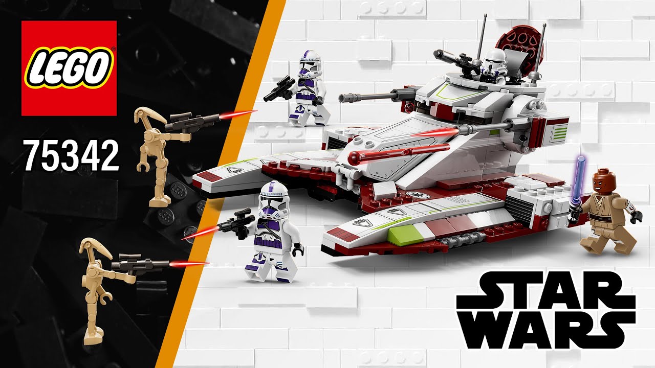 Lego 75342 Republic Fighter Tank Instructions, Star Wars – RBWPPQ