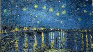 Vincent -Starry, Starry Night -Don McLean Animated Vincent van Gogh works -Lyrics in Closed Caption
