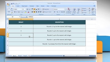 How to use the ODD function in Excel :Tutorial