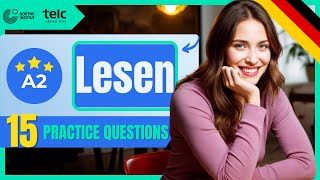 Deutsch A2 Lesen Prüfung Übungen: 15 Prüfungsfragen für Goethe & TELC mit Lösungen | DTZ 2025 Deutsch A2 Lesen Prüfung Übungen: 15 Prüfungsfragen für Goethe & TELC mit Lösungen | DTZ 2025