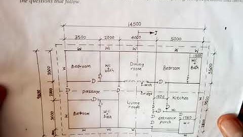 Solution To WAEC  Question on Building Drawing   PLAN Part 1
