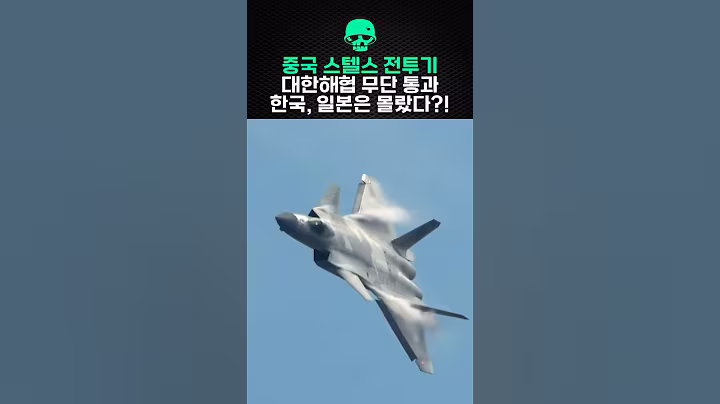 중국 스텔스 전투기 대한해협 무단 통과 한국, 일본은 몰랐다?!