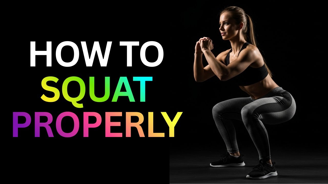 How To Squat Properly | Beginner Friendly Squat Guide For Perfect Form ...