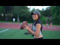 She can throw better than most guys! | The Quarterback Chick