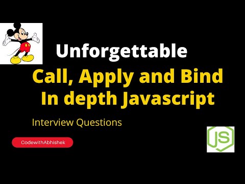 call apply bind in javascript | javascript interview questions | javascript tutorial for beginners