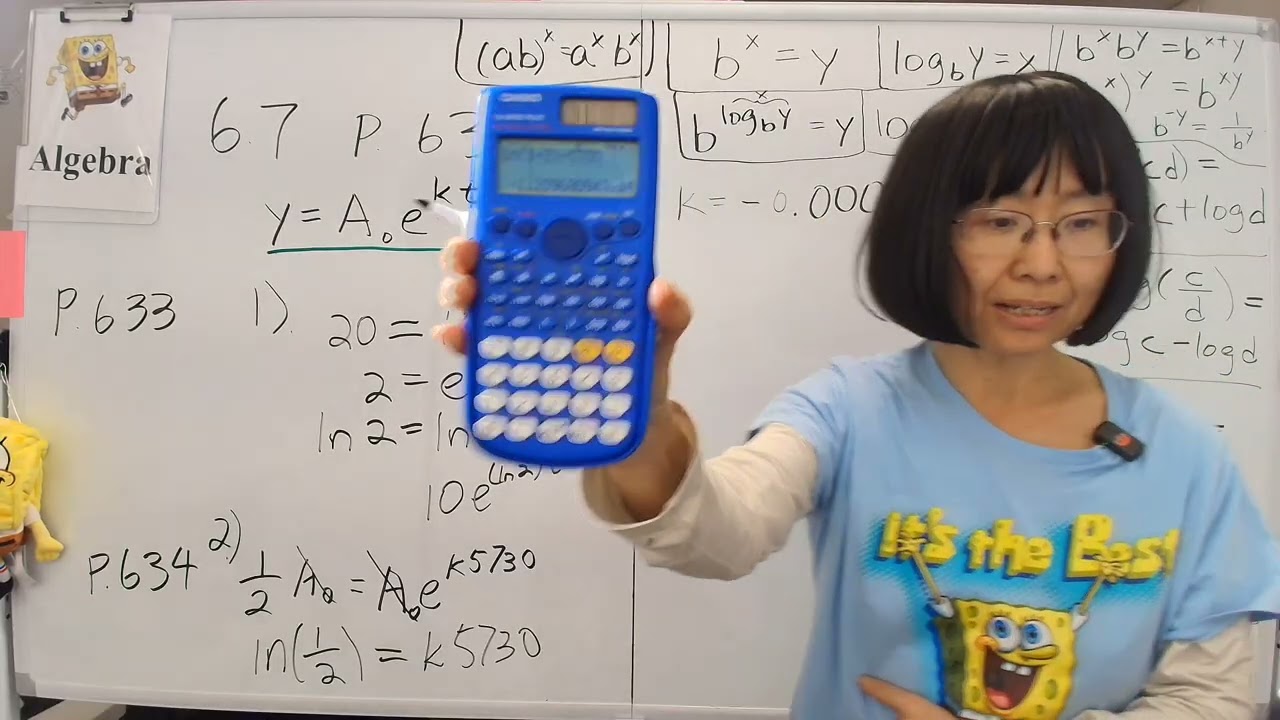 Algebra Chapter 6.7 Part 1 of 3 Exponential and Logarithmic Models with free Openstax textbook