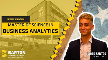 Master of Science in Business Analytics Student Testimonial  - Jared Santos