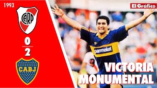 TORNEO CLAUSURA 1993: RIVER 0 BOCA 2