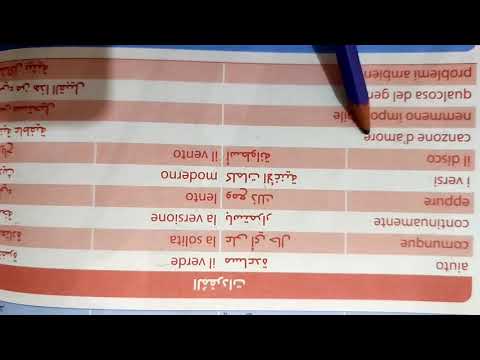 أهم كلمات الوحدة الرابعة Unita 4 الصف الثالث الثانوي إيطالي