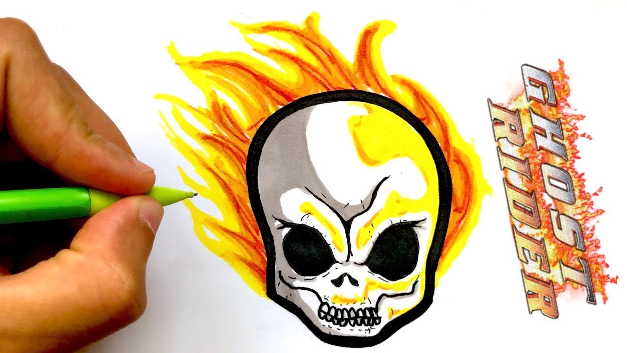 HOW TO DRAW GHOST RIDER - thptnganamst.edu.vn