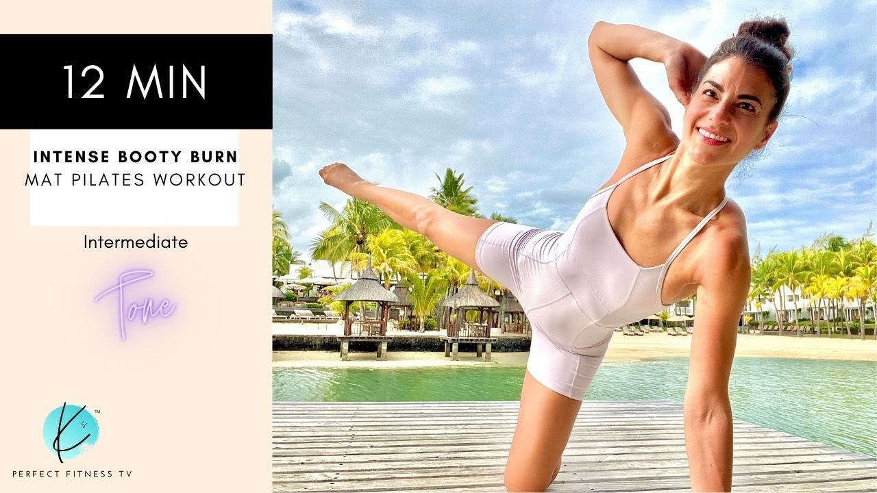 12 Minute Intense Booty Burn | Mat Pilates Workout