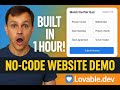 ⚙️ My No-Code Quiz Website – Built in an hour Using Lovable.dev!