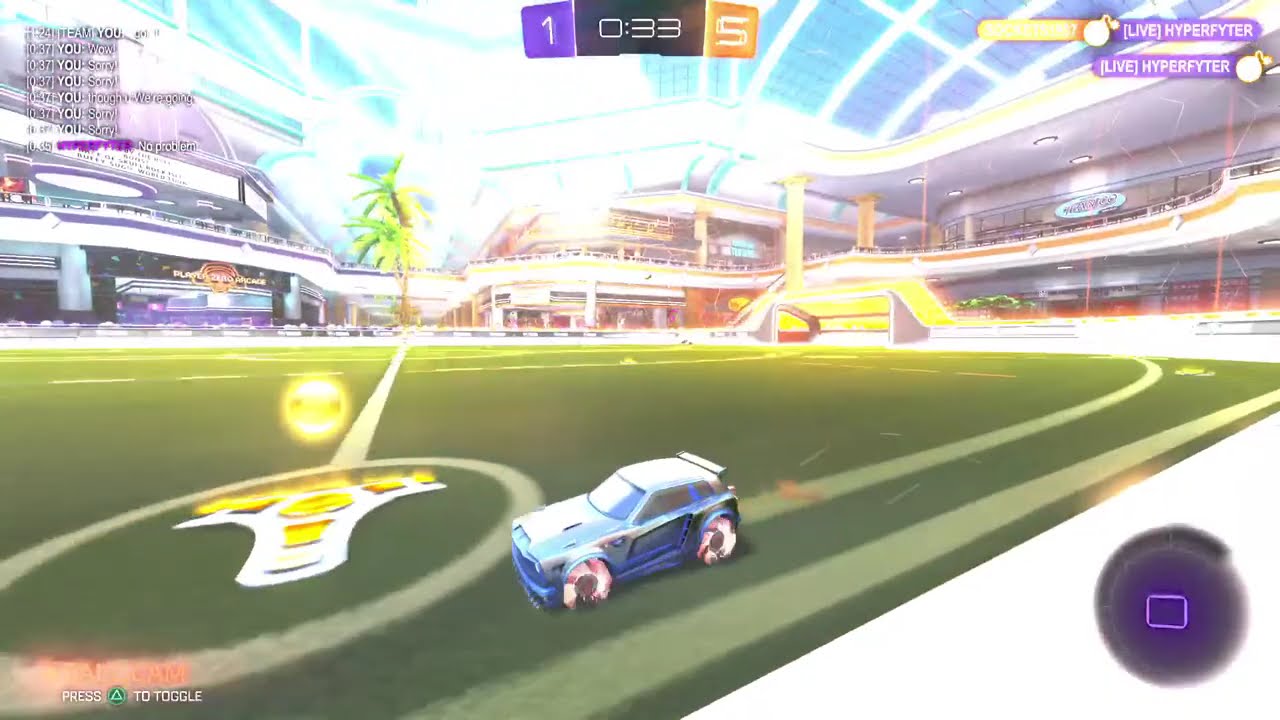 RL just chillin for a bit trying to rank up with hyper might clip - YouTube