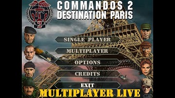 MULTIPLAYER LIVE (DANI, EXTRANO & GAMER RADEK) - Commandos 2 Destination Paris