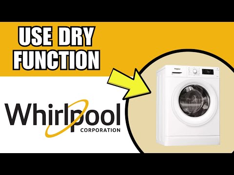 How To Use Dry Only Function On Whirlpool FWDG86148W EU Washing Machine