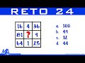 Retos matemáticos para pensar, recordar y aprender | Reto número 24