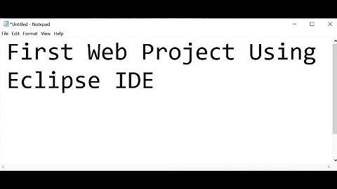 How to Create Dynamic Web Project in Eclipse with Tomcat | Create a Java project in Eclipse